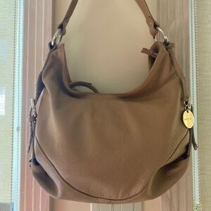 Charles David hobo pebbled leather bag